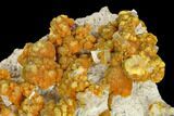 Orpiment, Realgar and Barite Crystal Association - Peru #133117-2